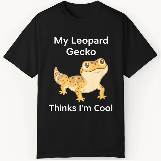 Leopard Gecko Thinks I'm Cool